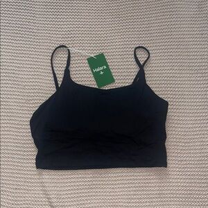 HALARA Elegant Black Spaghetti Strap Top